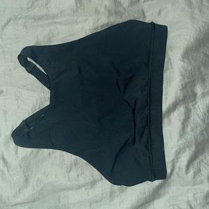 High Neck Lululemon Black Sports Bra size 8